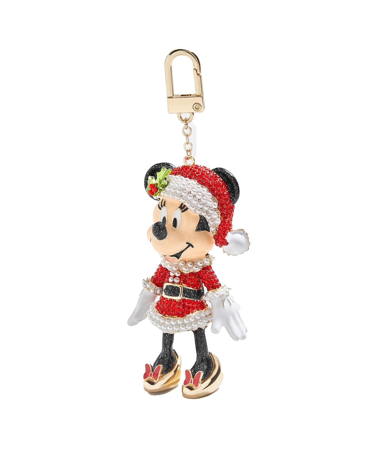 Shop Baublebar Women's  Minnie Mouse Mrs. Claus Bag Charm In Red
