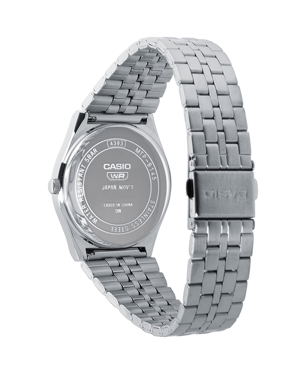 Shop G-shock Casio Men's Analog Silver-tone Stainless Steel Watch, 35mm, Mtpb145d21vt