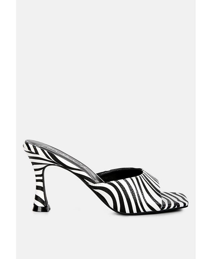 London Rag Women's Roblux Slip On Spool Heels Sandals - Macy's