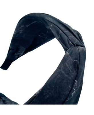Women s Soft Marble Headband - Black