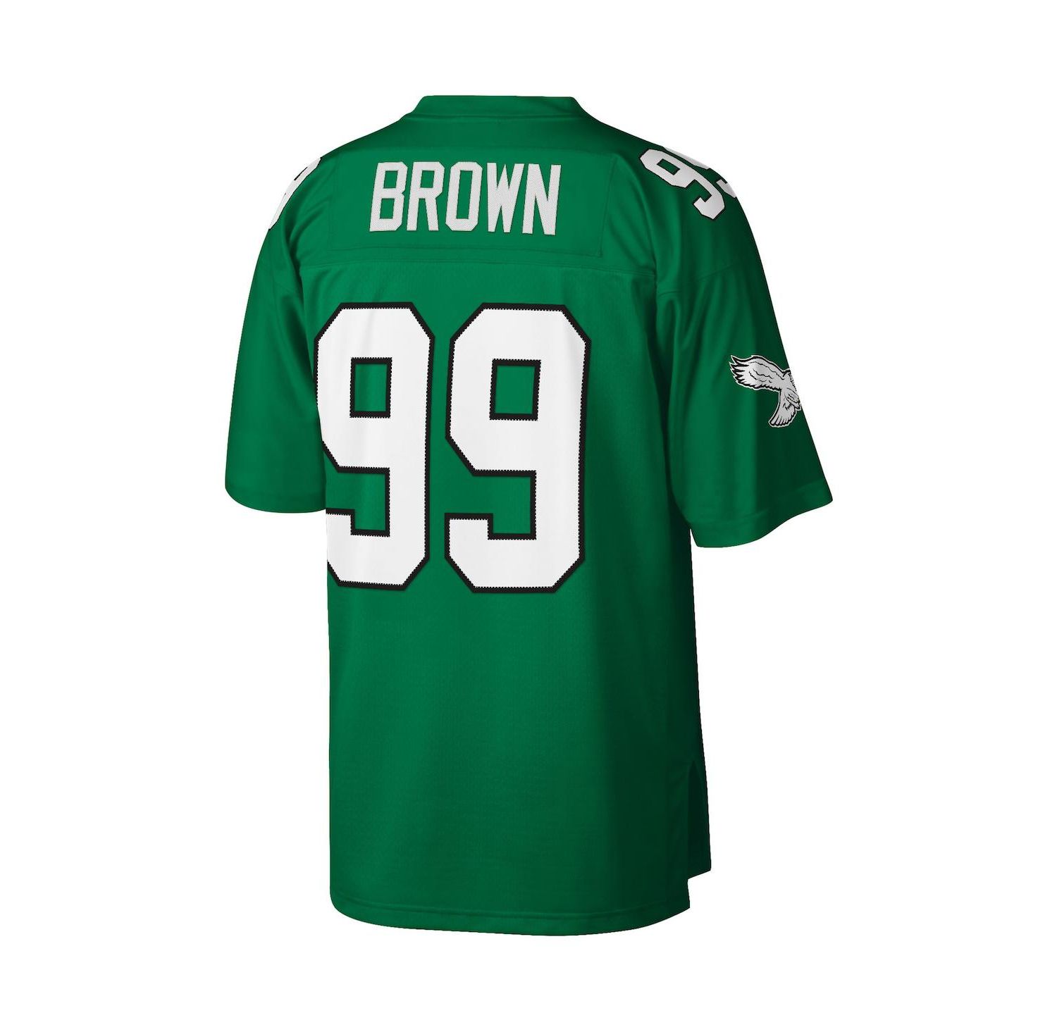Men's Jerome Brown Kelly Green Philadelphia Eagles Legacy Replica Jersey