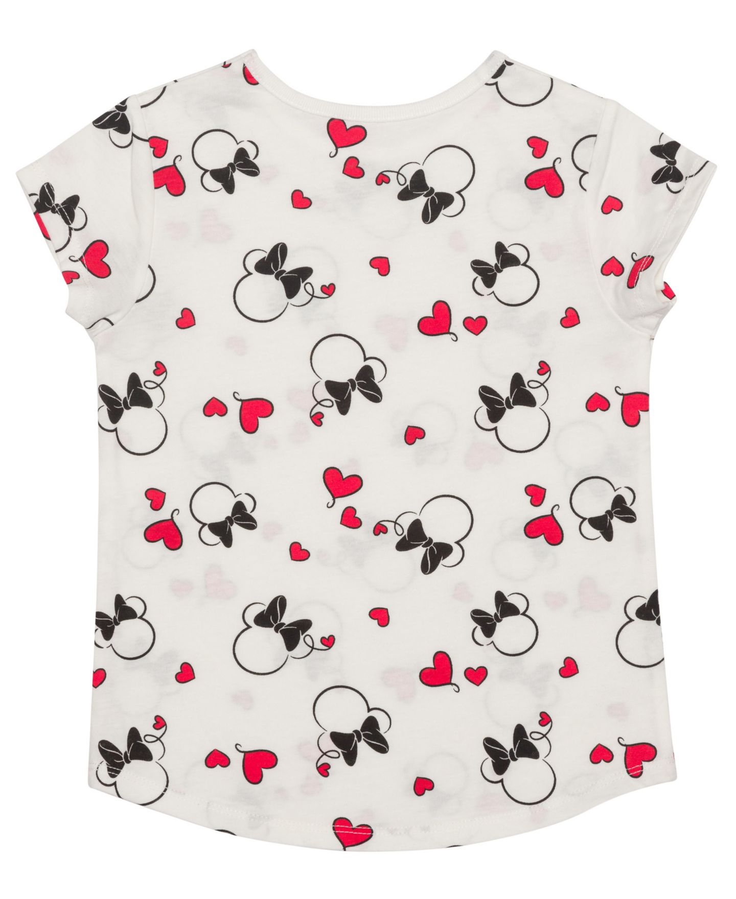 Детский комплект Disney: футболка Minnie Hearts и платье, для девочек, 2T-3T, цвет: Чёрный — фото 3