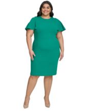 Calvin Klein Green Plus Size Dresses for Women Macy s