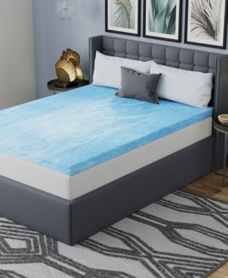 3" Gel Swirl Memory Foam Mattress Topper, King