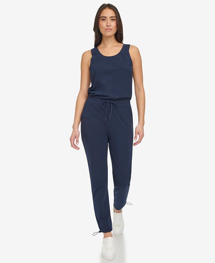 Marc New York Women's Knit JoggerLeg Jumpsuit Macy's