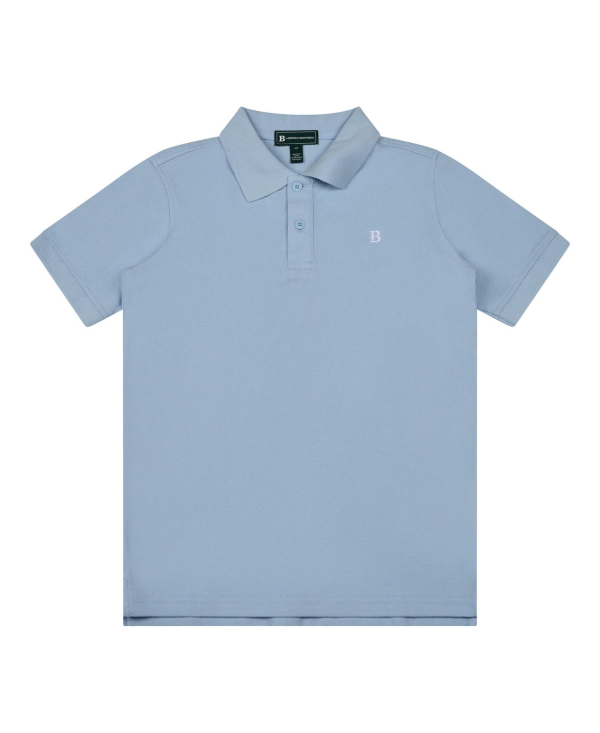 Brooks Brothers Kids' Big Boys Short Sleeve Pique Polo Shirt In Light Blue