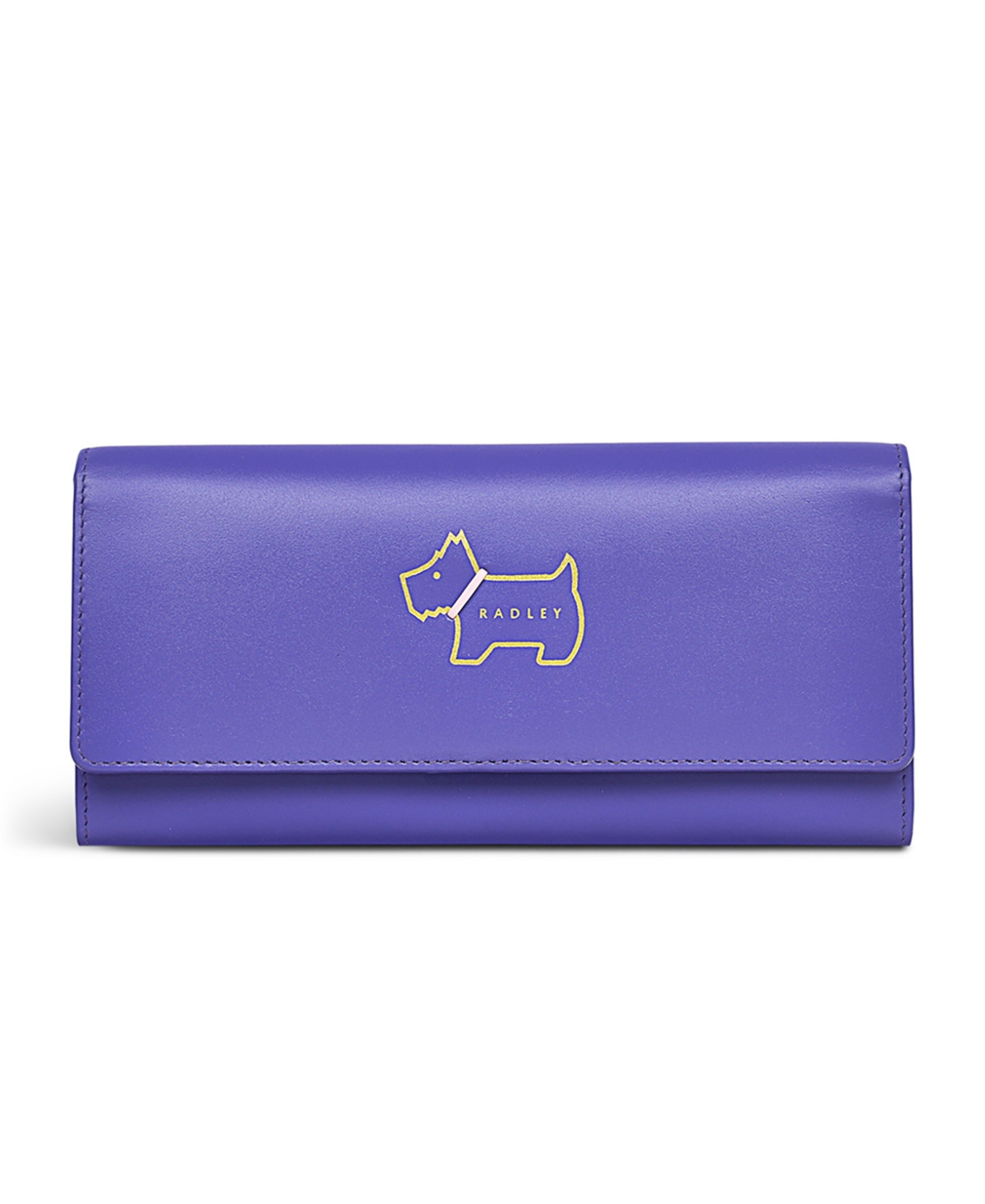 Radley London Women's Heritage Dog Outline Mini Flap Over Wallet In Purple