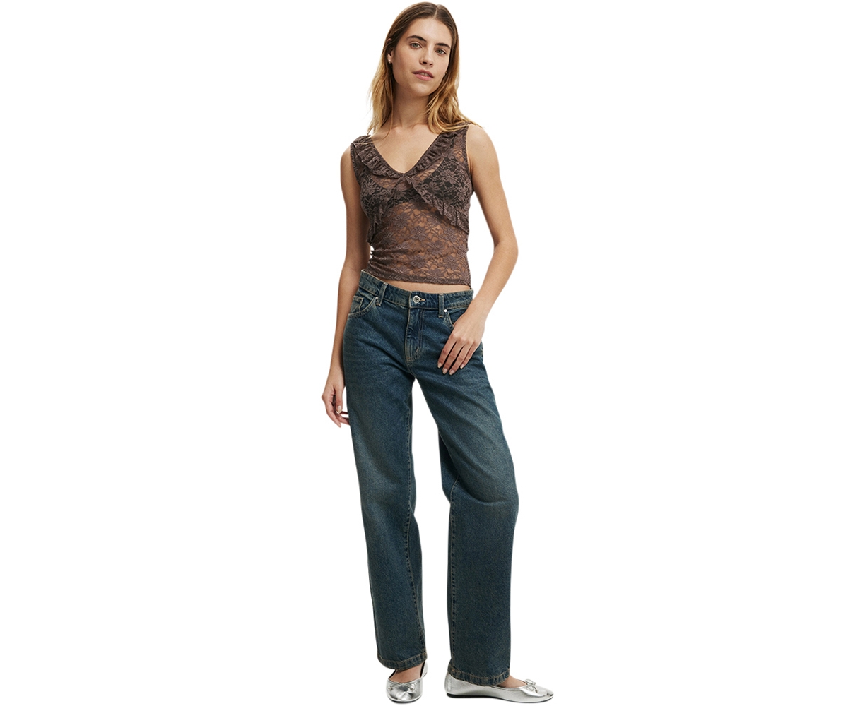 Cotton On Women's Low Rise Straight Jean