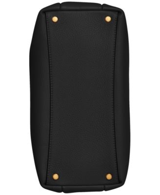 Amagansett Soft-Rolled Leather Satchel with Sculpted Magnet Closure