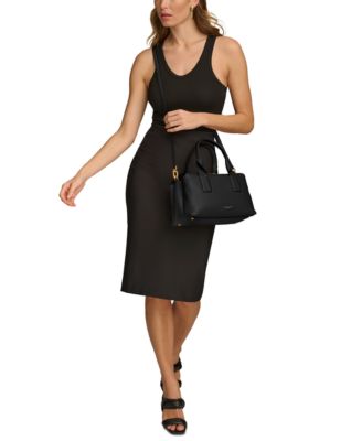 Amagansett Soft-Rolled Leather Satchel with Sculpted Magnet Closure