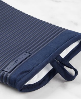 Ribbed Soft Silicone Oven Mitt 2-Pack Set, 7.5" x 13"