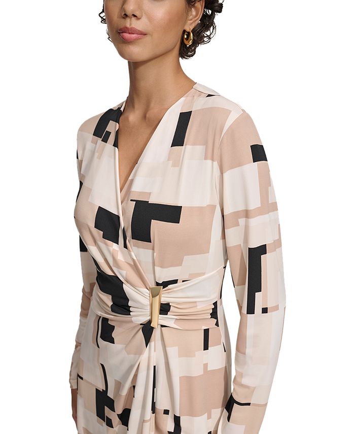 Calvin Klein Black Professional Wrap Dress main image 0