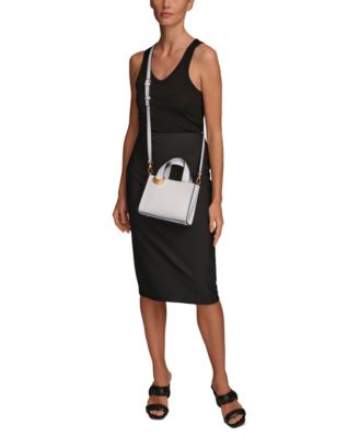 Hewlett Leather Top Handle Buckle Crossbody