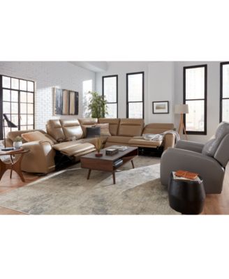 CLOSEOUT! Sheeler Fabric Zero Gravity Sectional Collection, Created for Macy's