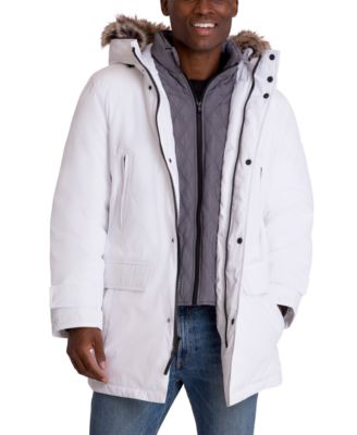 Men's Hooded Bib Snorkel Parka Coat, Created for Macy's