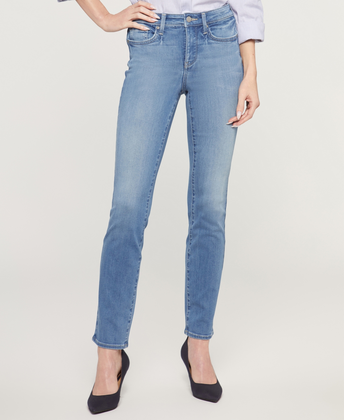 Shop Nydj Women's Sheri Slim Jeans In Lovesick