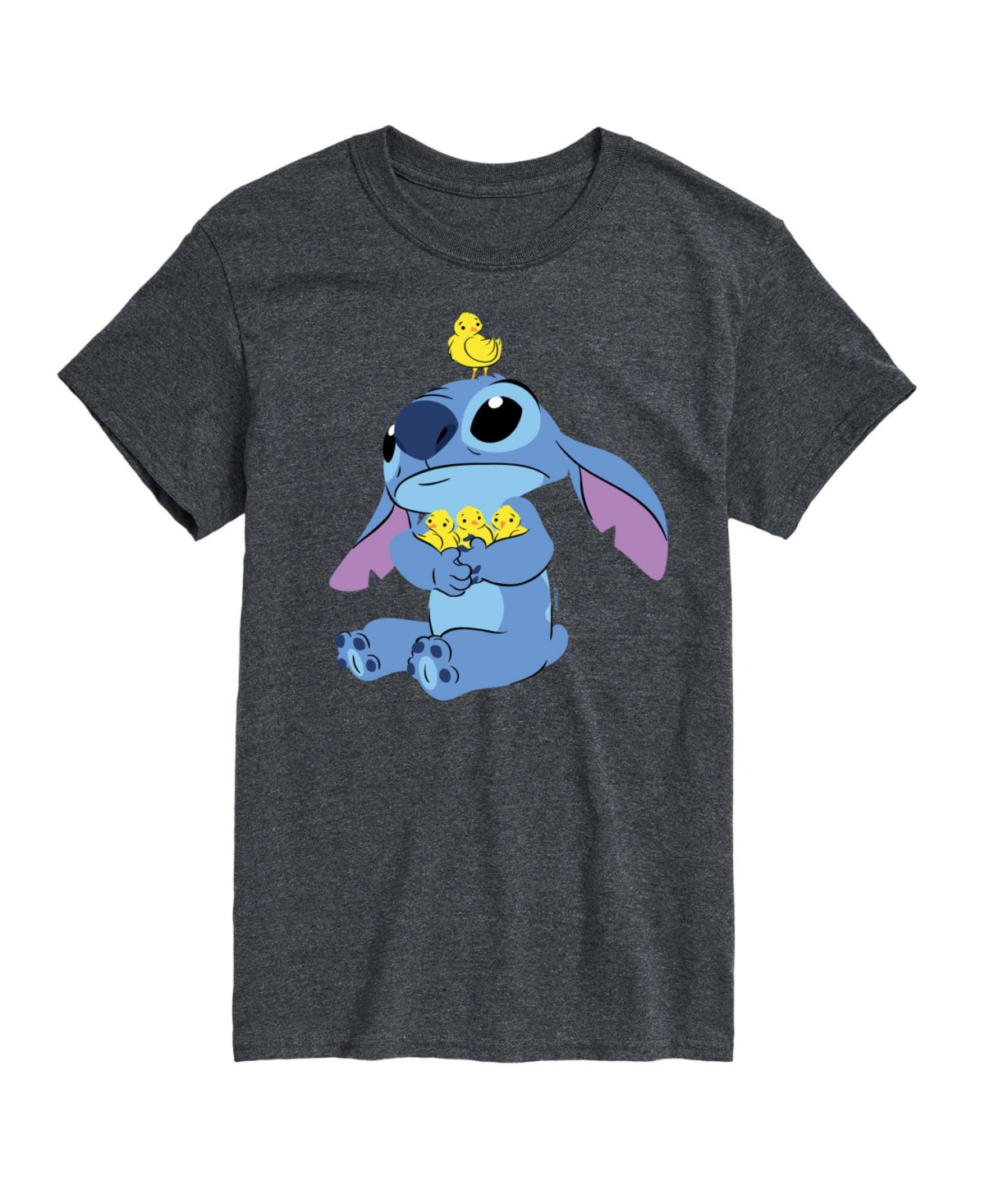 Men's Lilo and Stitch Short Sleeve T-shirts - Gray