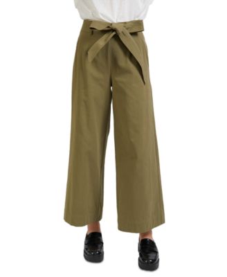 En Saison - Women's Essie Cotton Belted Wide-Leg Pants