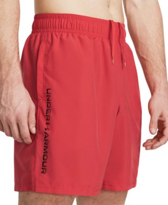 Under Armour - Men's Moisture-Wicking Logo-Print 8-1/4" Tech Shorts