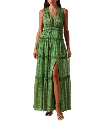 ASTR the Label - Women's Edessa Printed Sleeveless Maxi Dress