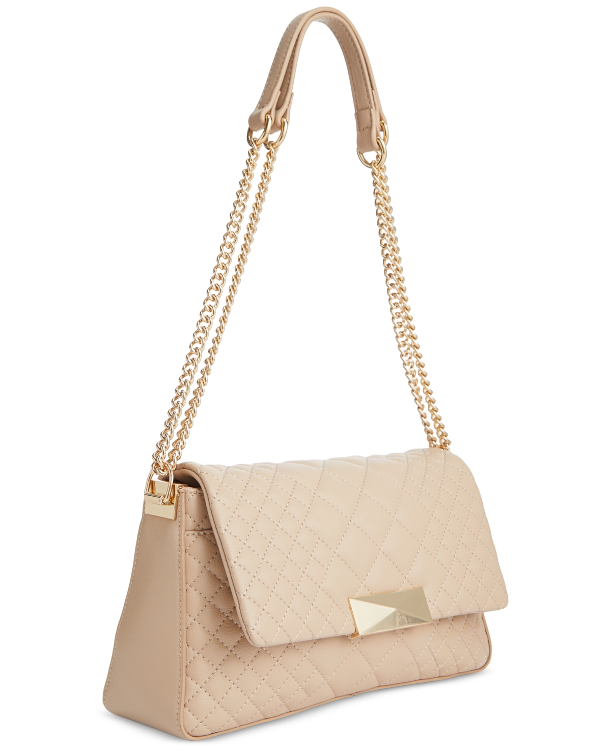 Shop Inc International Concepts Bajae Diamond Quilted Shoulder Bag, Created For Macy's In Vanilla