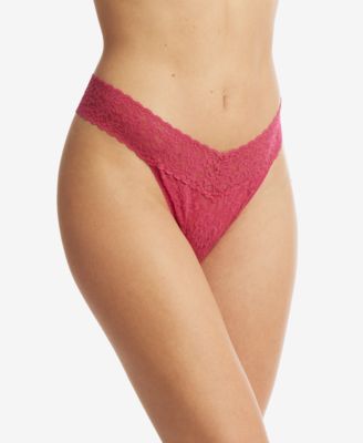 Signature Lace Original Rise Thong, 4811