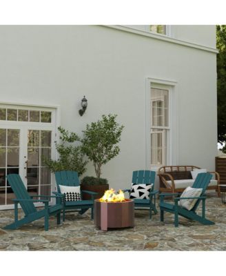 Aries Portable Steel Smokeless Wood Burning Outdoor Firepit with Waterproof Cover