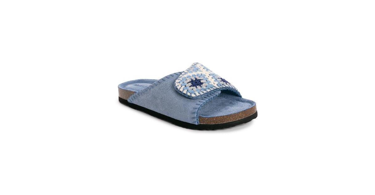 Muk Luks Women's Gigi Crochet Slide Sandal