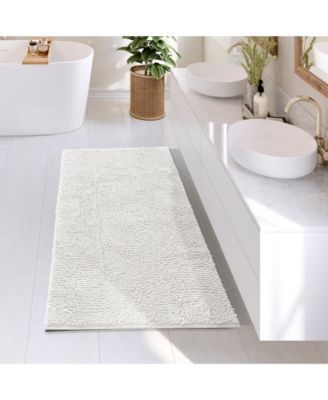 Ultra Soft Non-Slip Chenille Bath Rug - Quick Dry, Machine Washable - Large 26”x44”