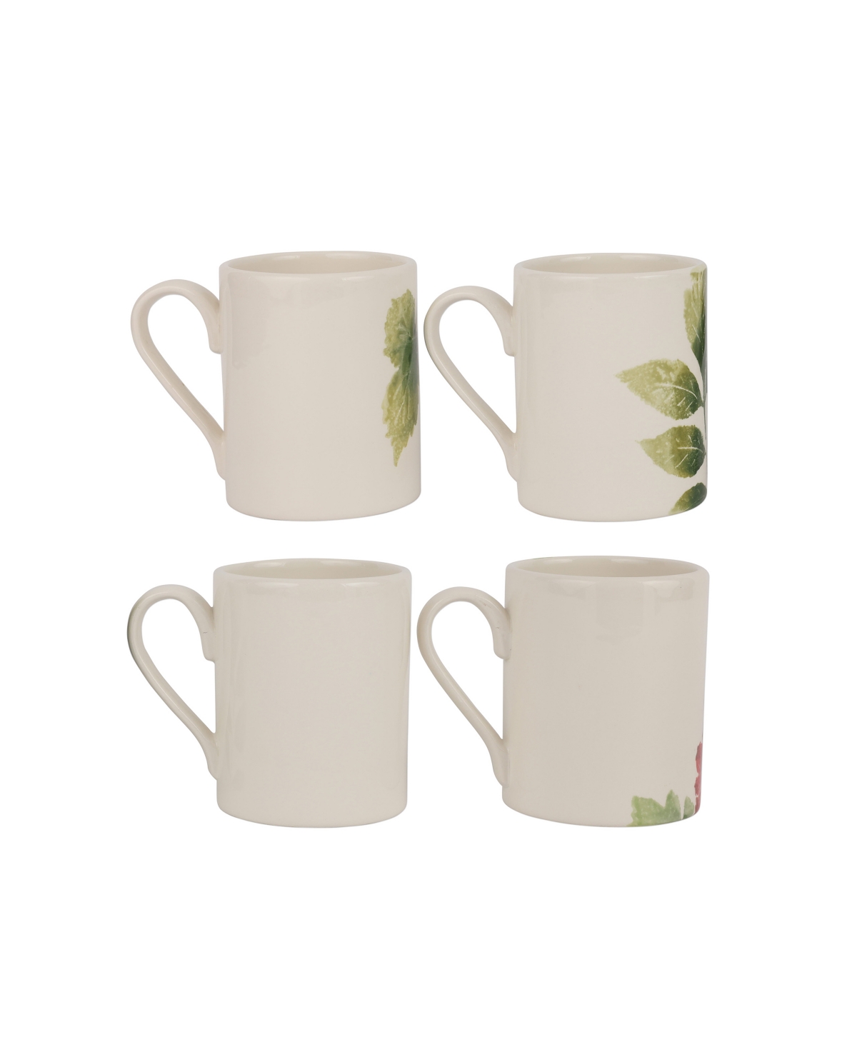 VIETRI FORESTA PRIMAVERA ASSORTED MUGS, SET OF 4 