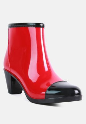 Womens Mizzle Smart Block Heel Rainboots