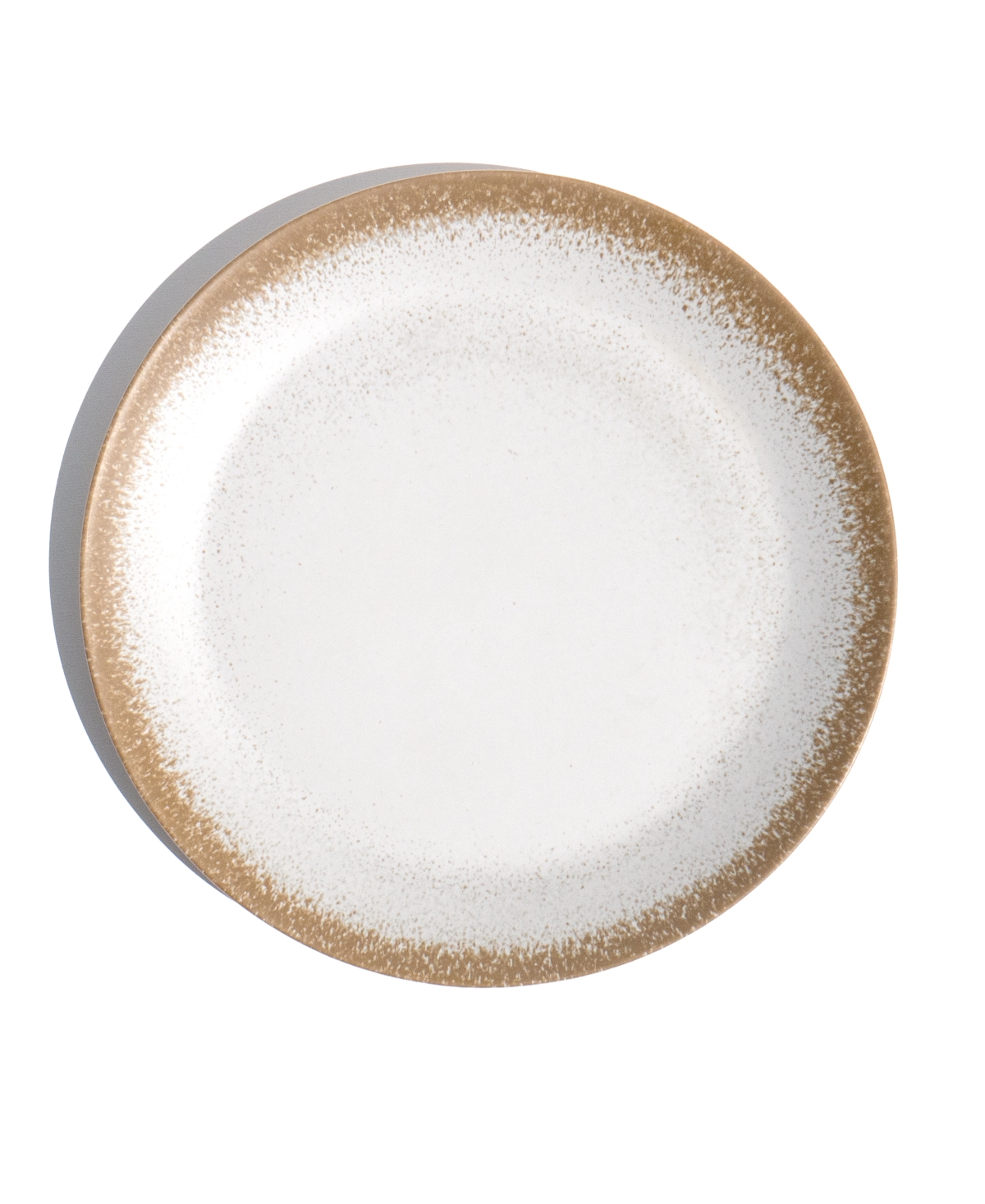 Tarhong Carmel Reactive Salad Plates Merge, Set Of 6 In White