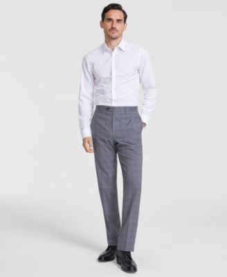 Michael Kors - Men's Classic-Fit Plaid Dress Pants