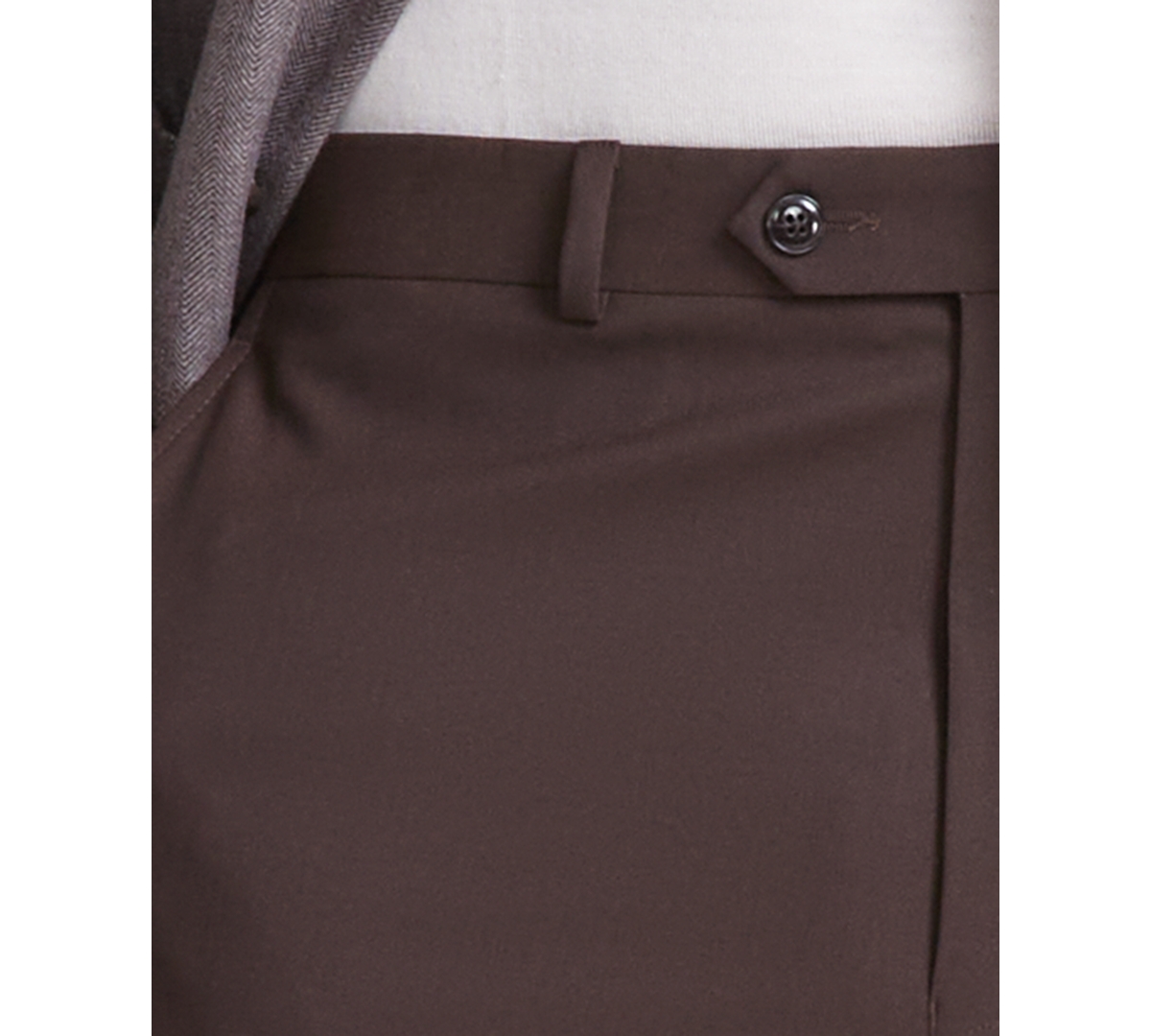 Michael Kors Men's Classic Fit Fall Pattern Pants In Tobacco