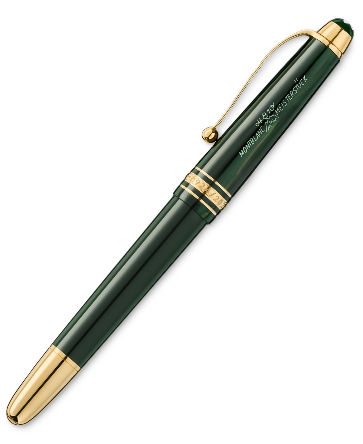 Montblanc Meisterstück The Origin Collection Classique Fountain Pen M In Green