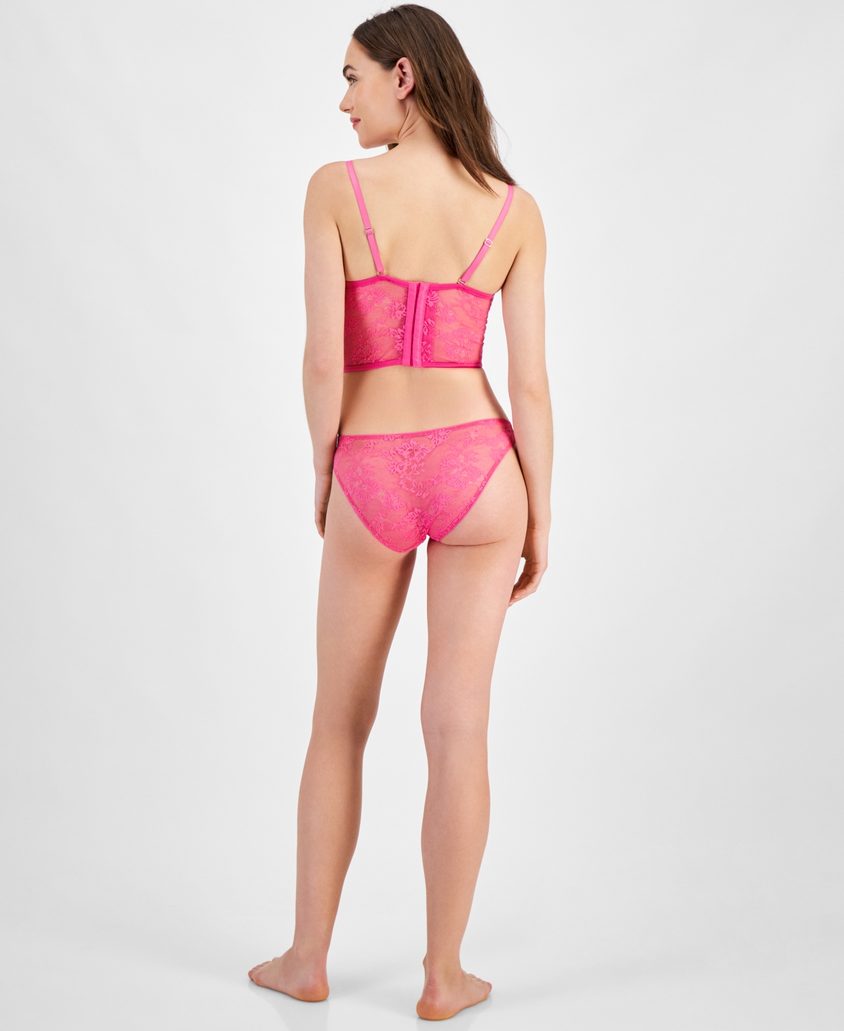 I.n.c. International Concepts Women's Embellished Lace Bikini Underwear, Created for Macy's