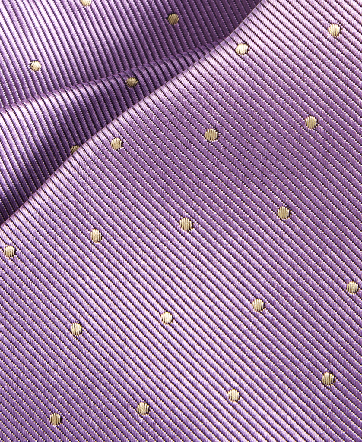 Shop Tayion Collection Men's Purple & Gold Dot Tie