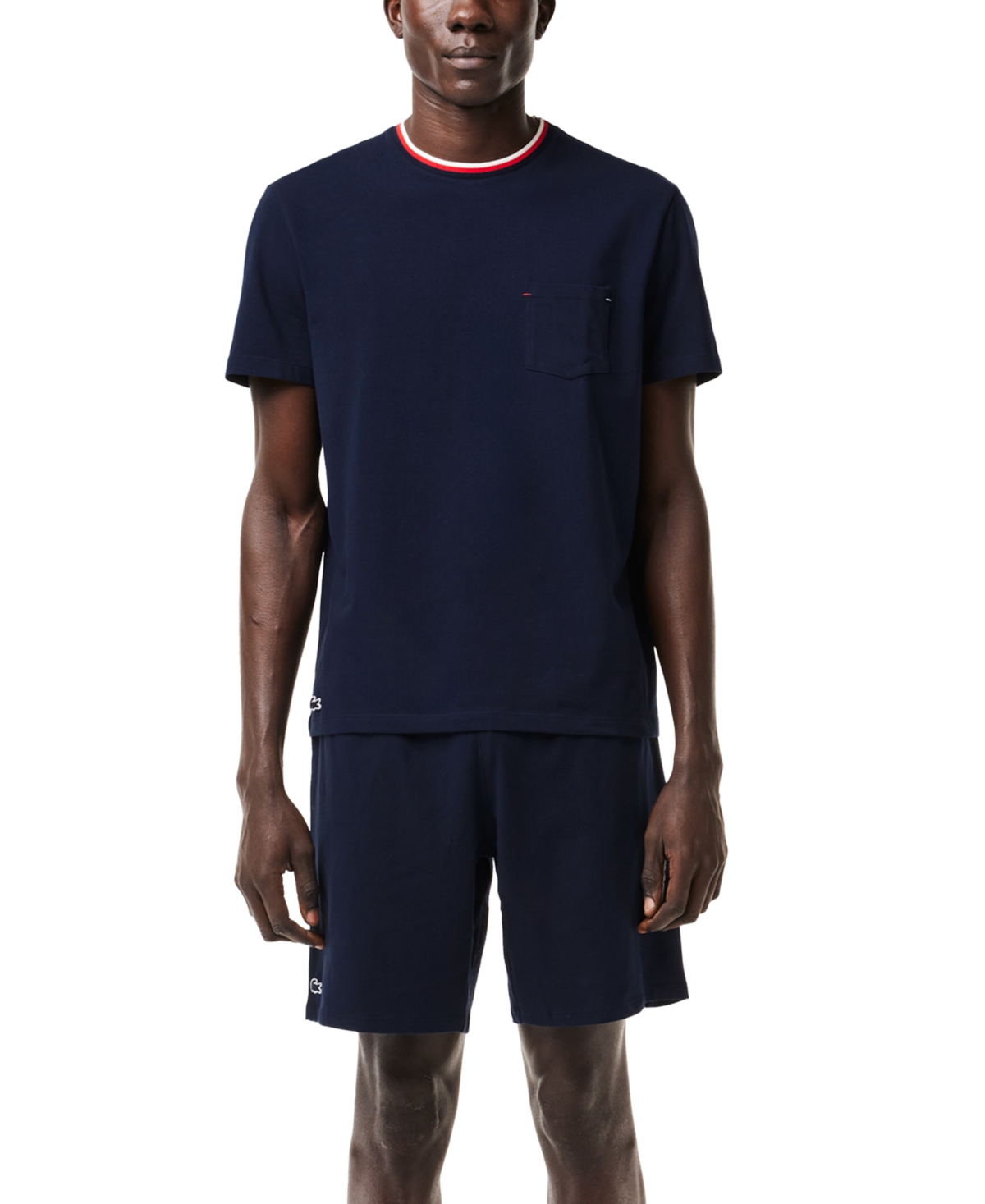 Lacoste Men's Tipped Neck Underwear T-Shirt