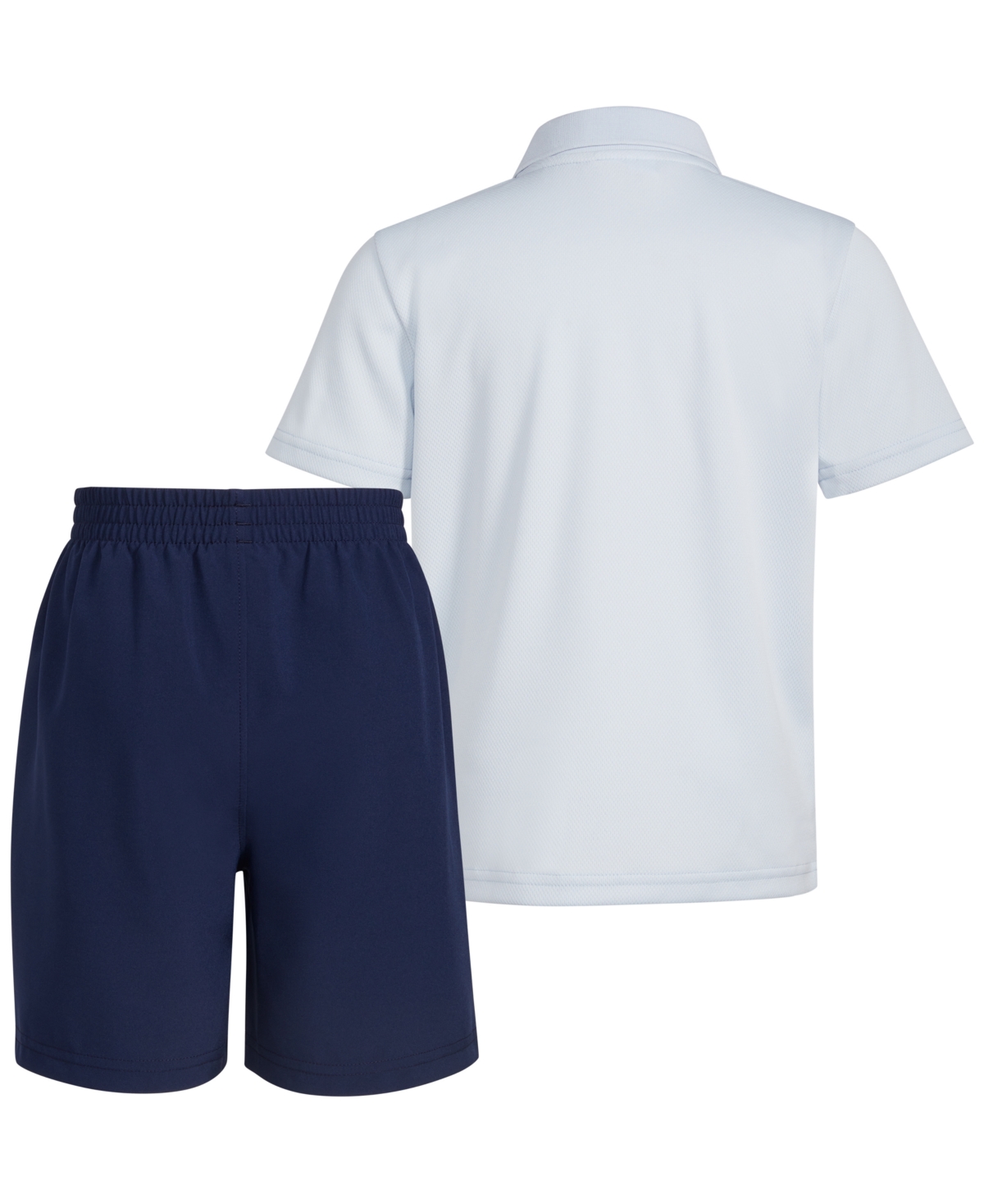 adidas Toddler & Little Boys 2-Pc. Logo-Print Mesh Polo Shirt & Shorts Set