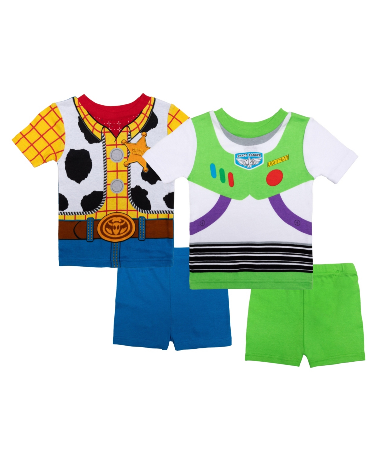 Shop Toy Story Toddler Boys Short Pajama Set, 4 Pc In Assorted