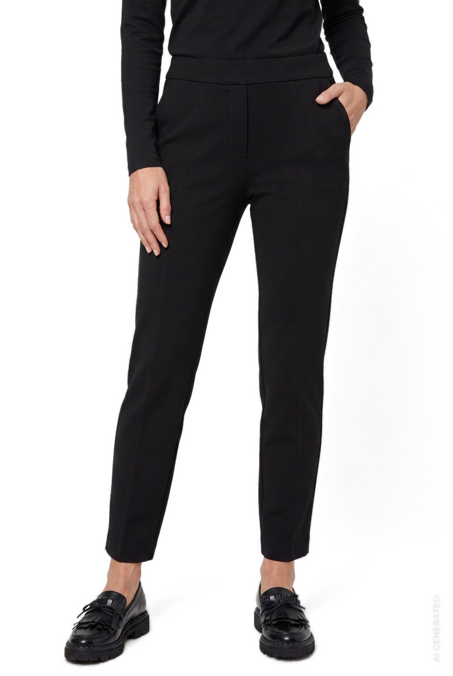 Women's Ponte Roma Knit Pull-On Pant