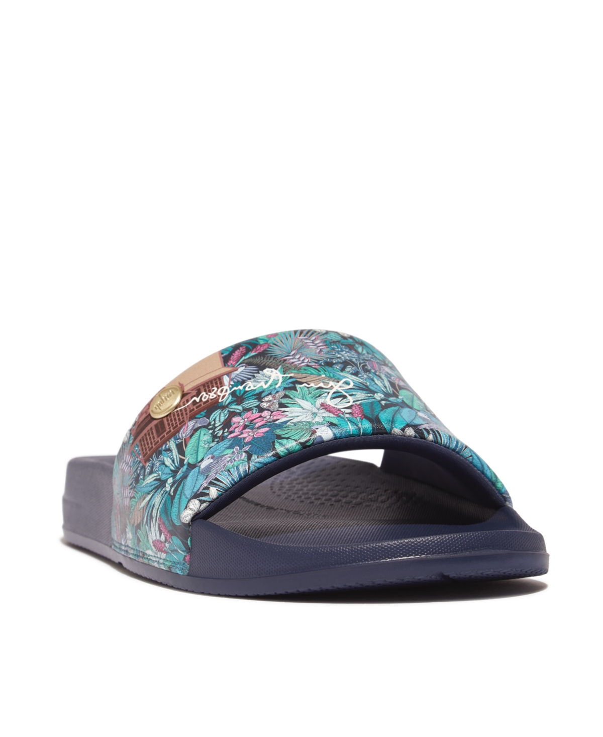 Women's Iqushion X Jim Thompson Limited-Edition Slides - Heritage Blue