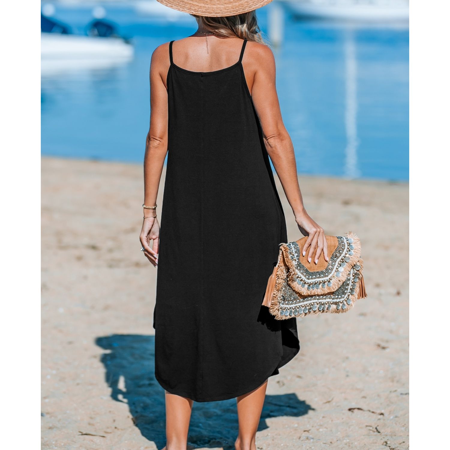 Women's Cami Midi Cover Up Dress