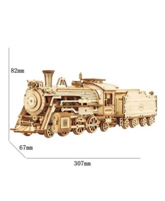 ROBOTIME 3D Wooden Puzzle – 1:40 Scale Heavy Truck Model Building Kit For Adults & Kids, No Glue Needed