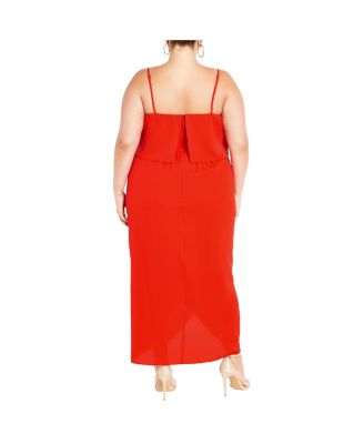 Plus Size Overlay Dress