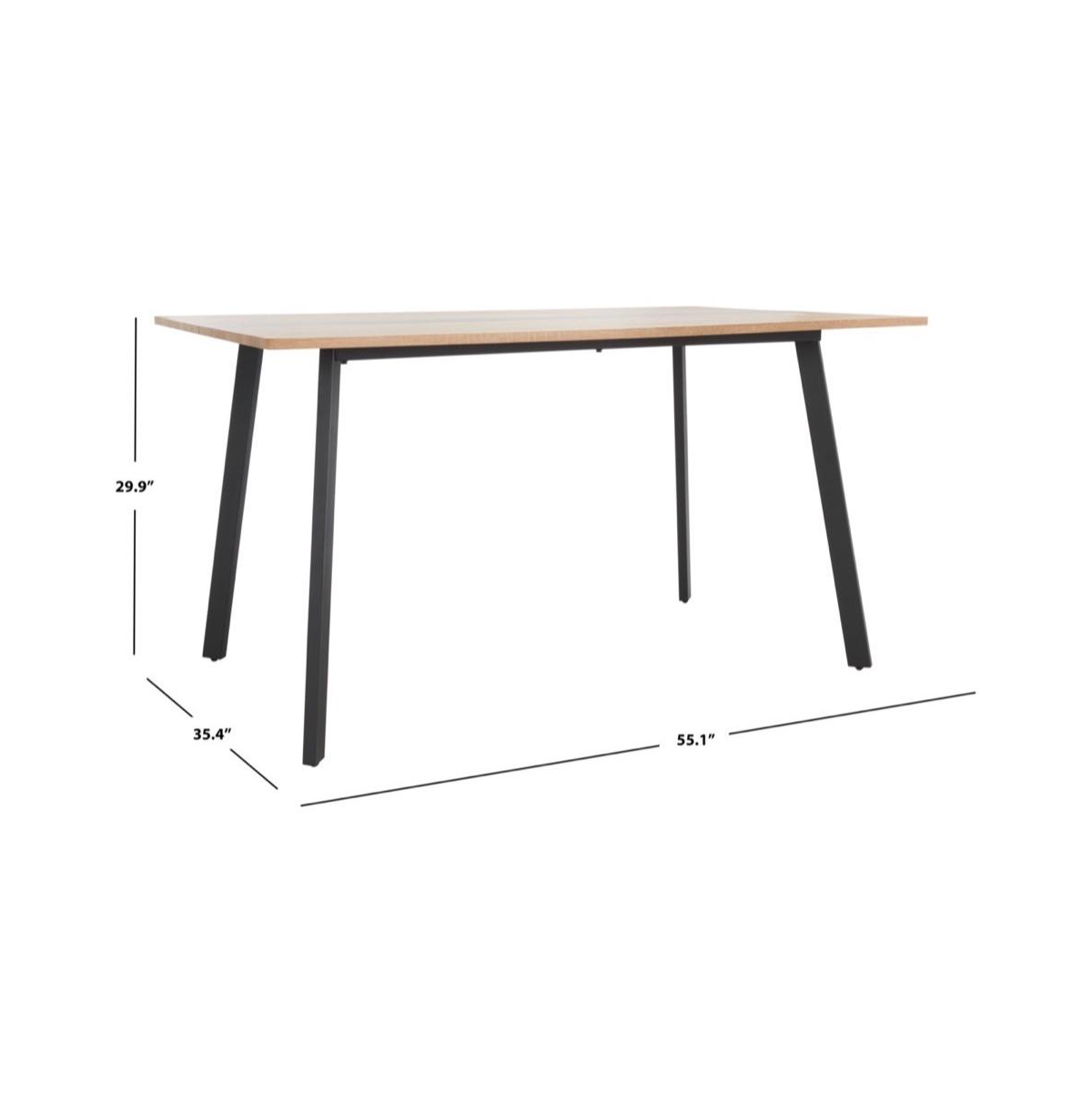 Leith Dining Table -black