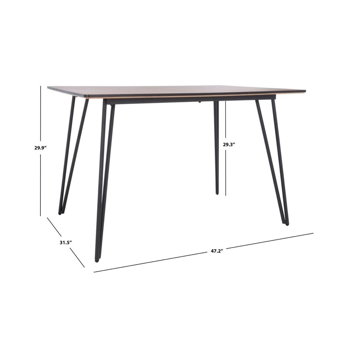 Lexzandra Dining Table -black