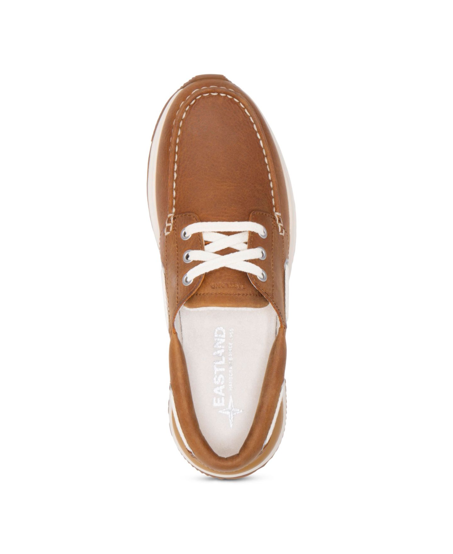 Мужские кроссовки Eastland Shoe Leap Trainer Boat, цвет: Рыжевато-коричневый — фото 3