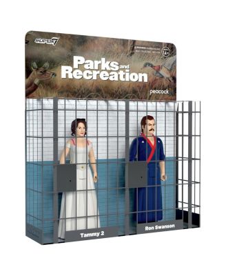 Super7 Ron and Tammy 2 Parks and Recreation Wedding Night ReAction Figures - Wave 2