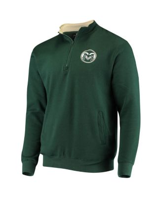 Men's Green Colorado State Rams Tortugas Logo Quarter-Zip Pullover Jacket